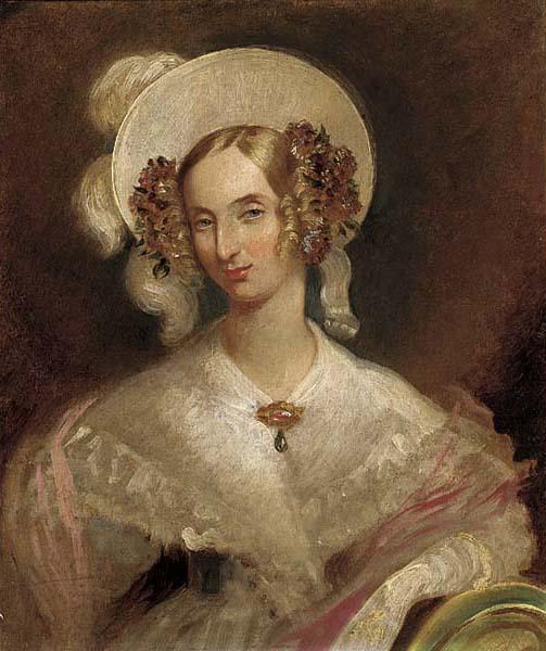 George Hayter Queen Louise of Belgium, Windsor 1837 oil painting picture